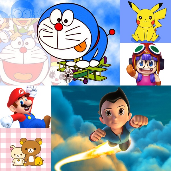 25 Cute Japanese Cartoon Characters