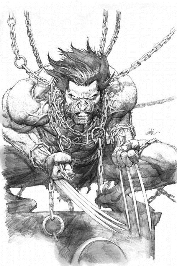 wolverine cartoon character sketches13
