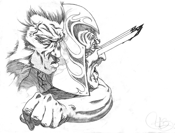 wolverine cartoon character sketches4