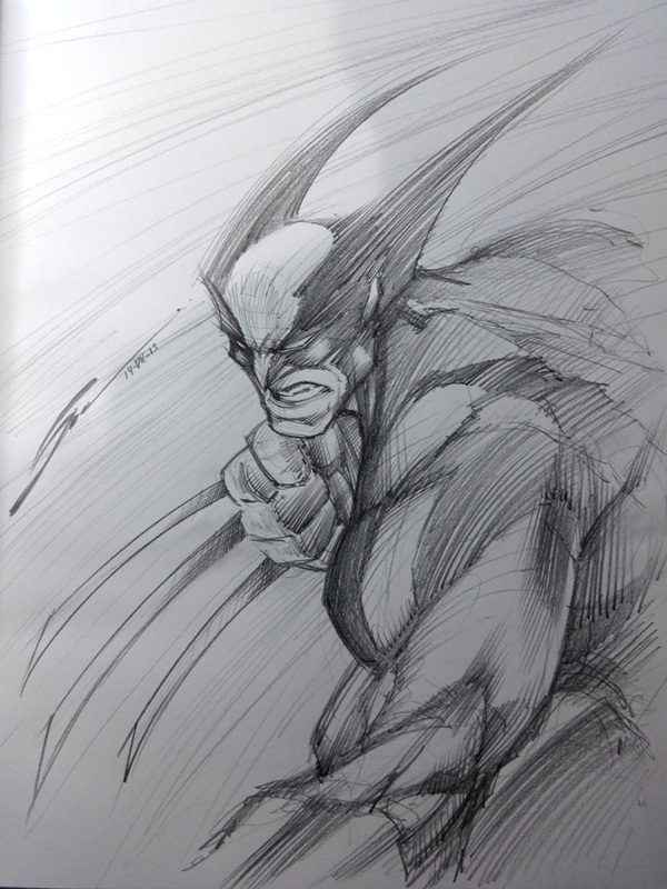 wolverine cartoon character sketches8