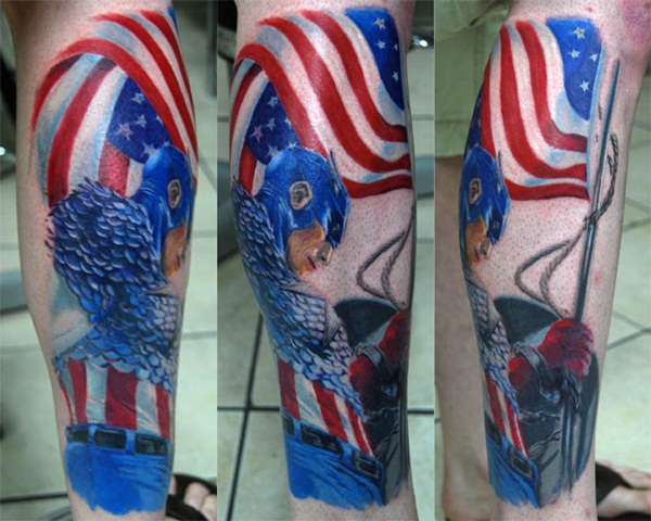 captain america tattoo designs for men and women1 (4)