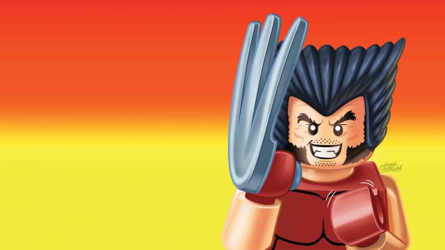 Lego-wolverine HD Desktop Background