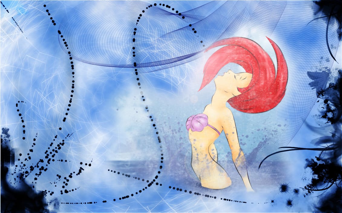 40 Cute Little Mermaid Wallpaper for Desktop