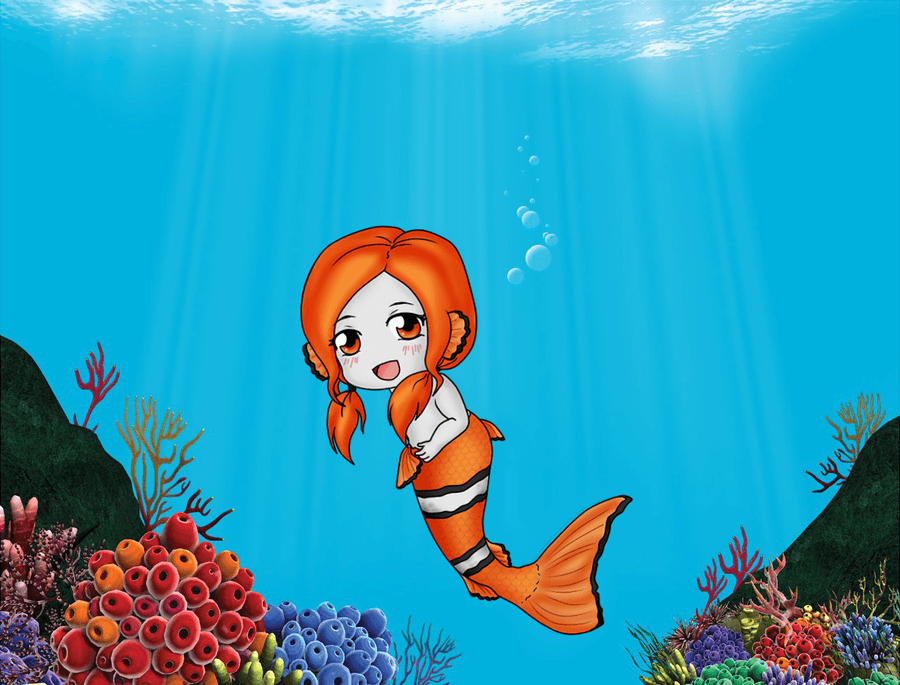 40 Cute Little Mermaid Wallpaper for Desktop