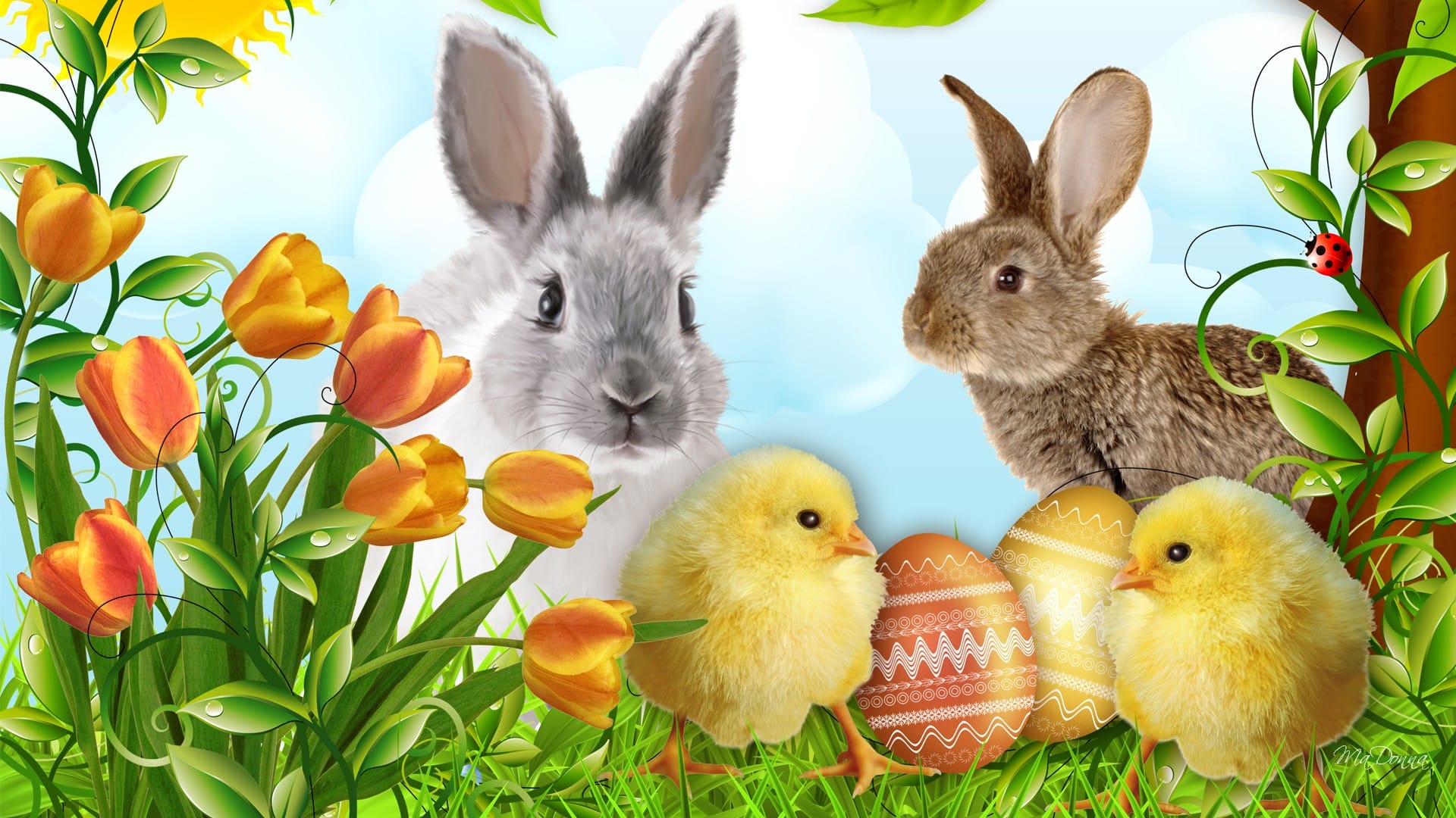 35 Happy Easter Desktop Wallpaper HD for Free