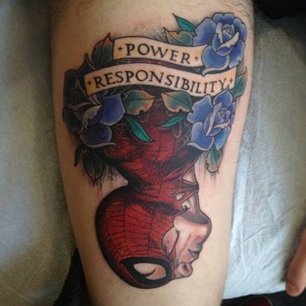 Best Free Spiderman Tattoo designs and Ideas18-018