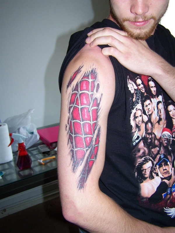 Best Free Spiderman Tattoo designs and Ideas21-021