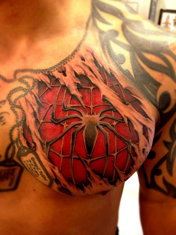 Best Free Spiderman Tattoo designs and Ideas30-030