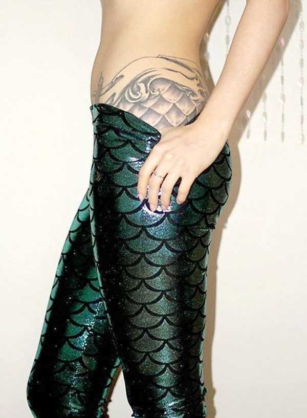 Little Mermaid Tattoo Designs and Ideas for Girls24-023