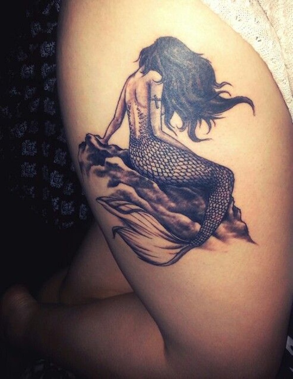 Little Mermaid Tattoo Designs and Ideas for Girls28-027