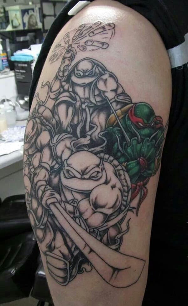 50 Ninja Turtle Tattoos Designs and Ideas