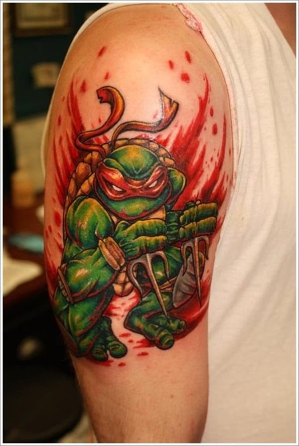 50 Ninja Turtle Tattoos Designs and Ideas