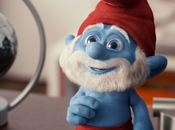 Papa Smurf voiced by Jonathan Winters in Columbia Pictures' THE SMURFS.