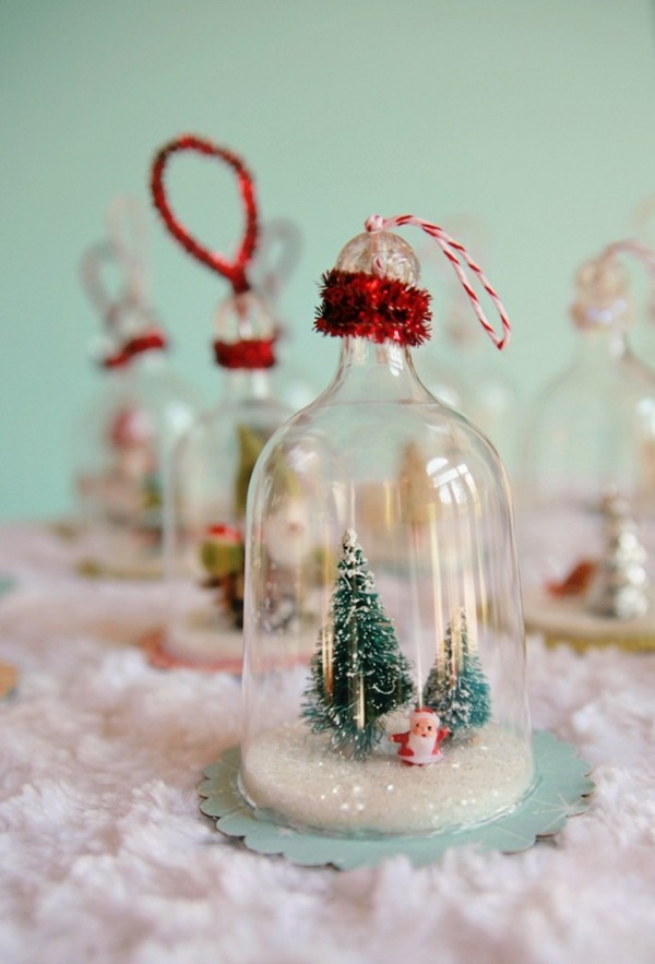 DIY Christmas Snow Globe Ideas for Kids37