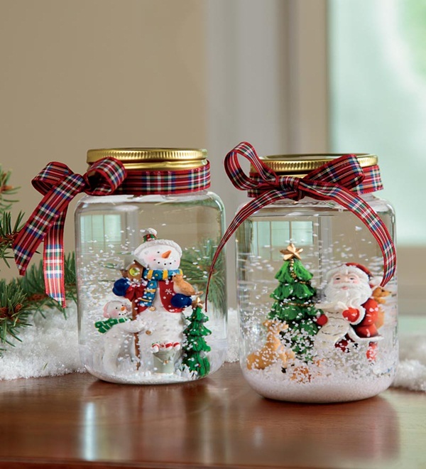 DIY Christmas Snow Globe Ideas for Kids38