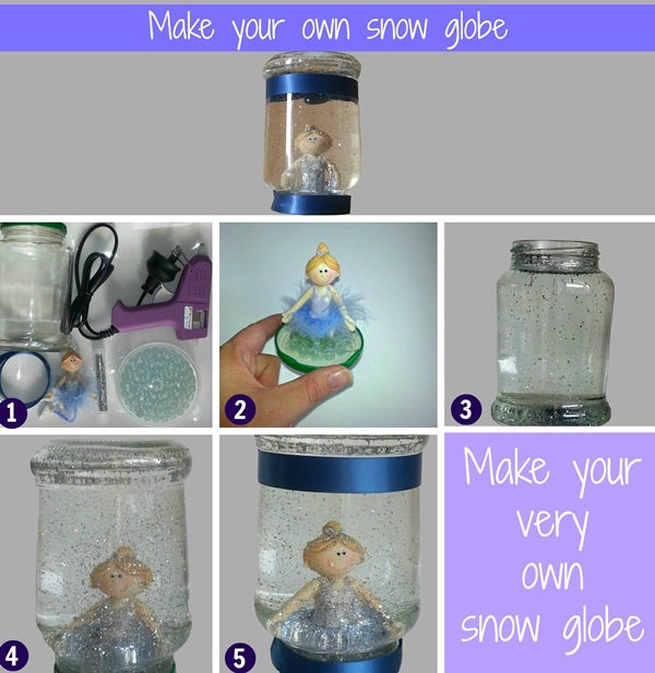 DIY Christmas Snow Globe Ideas for Kids8