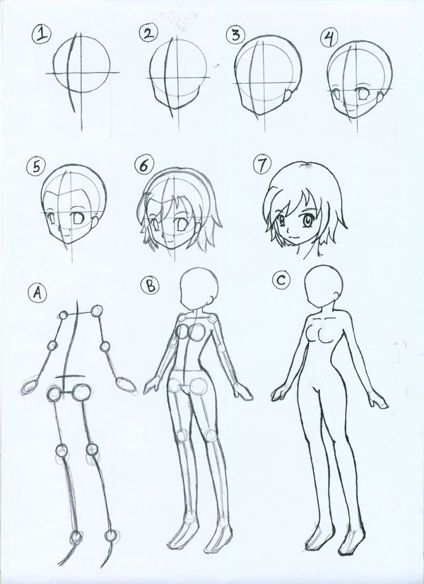 Draw Anime Step By Step For Beginners - Manga