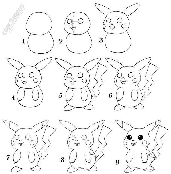 How to Draw Cartoon Characters Step by Step 30 Examples