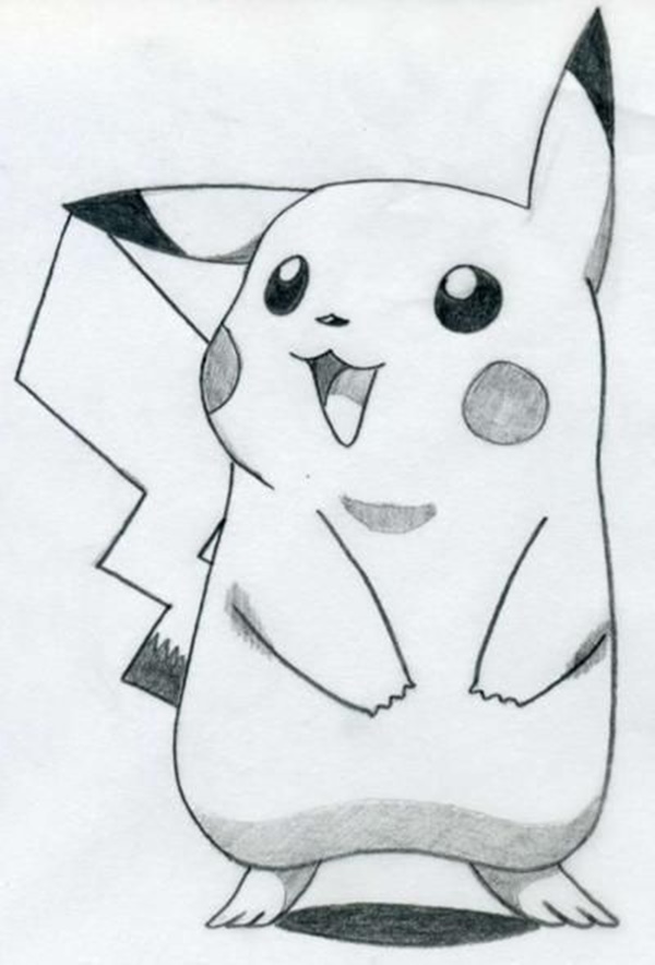 coolandeasythingstodrawwhenbored Pikachu drawing, Disney art