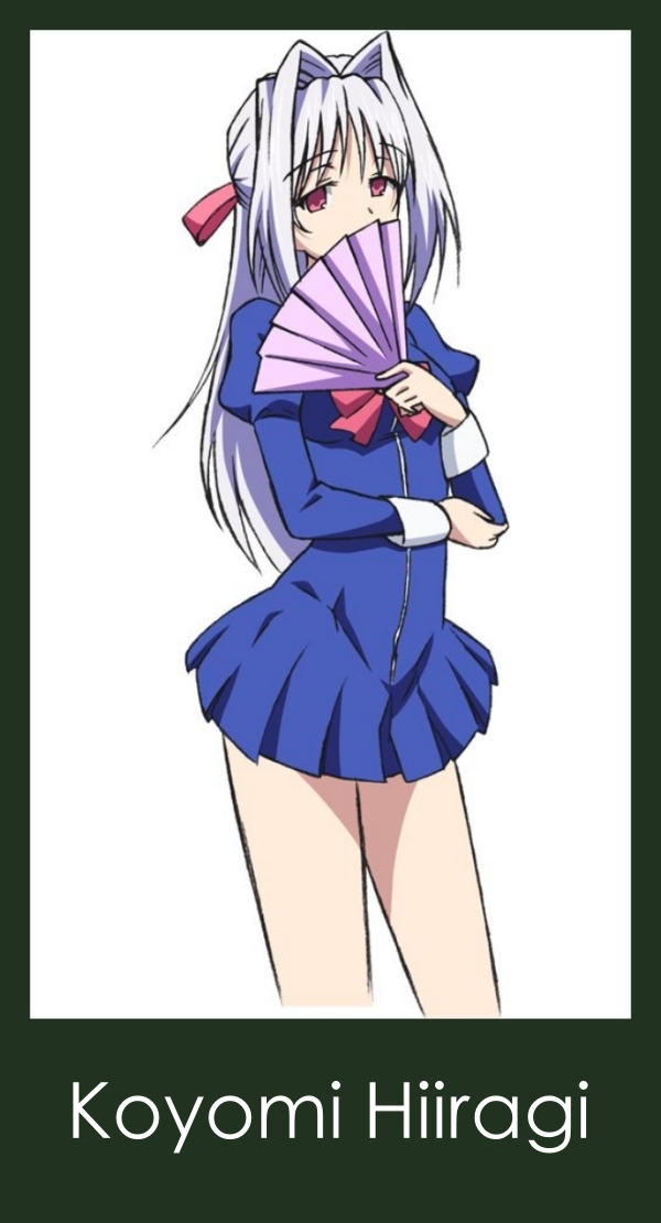 Female Anime characters with white hair